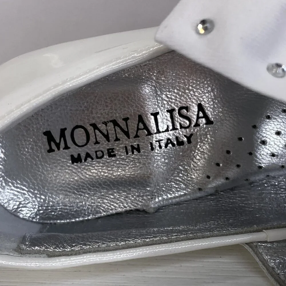 NEW MONNALISA Ballet 35mm Heel Dress Shoes Big Kids